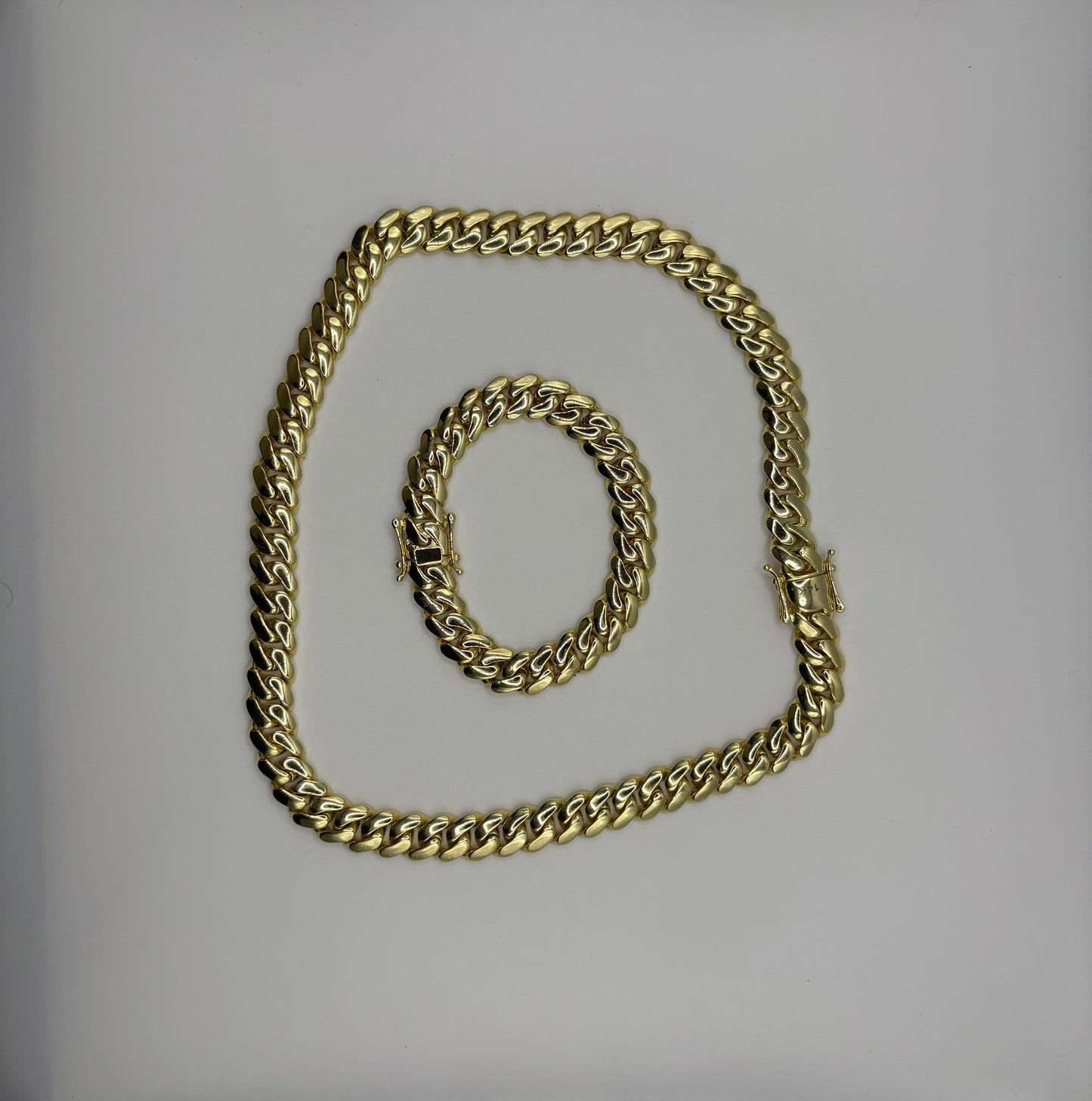 Miami Cuban Link .925 Sterling Silver Gold Plated 14k-18k