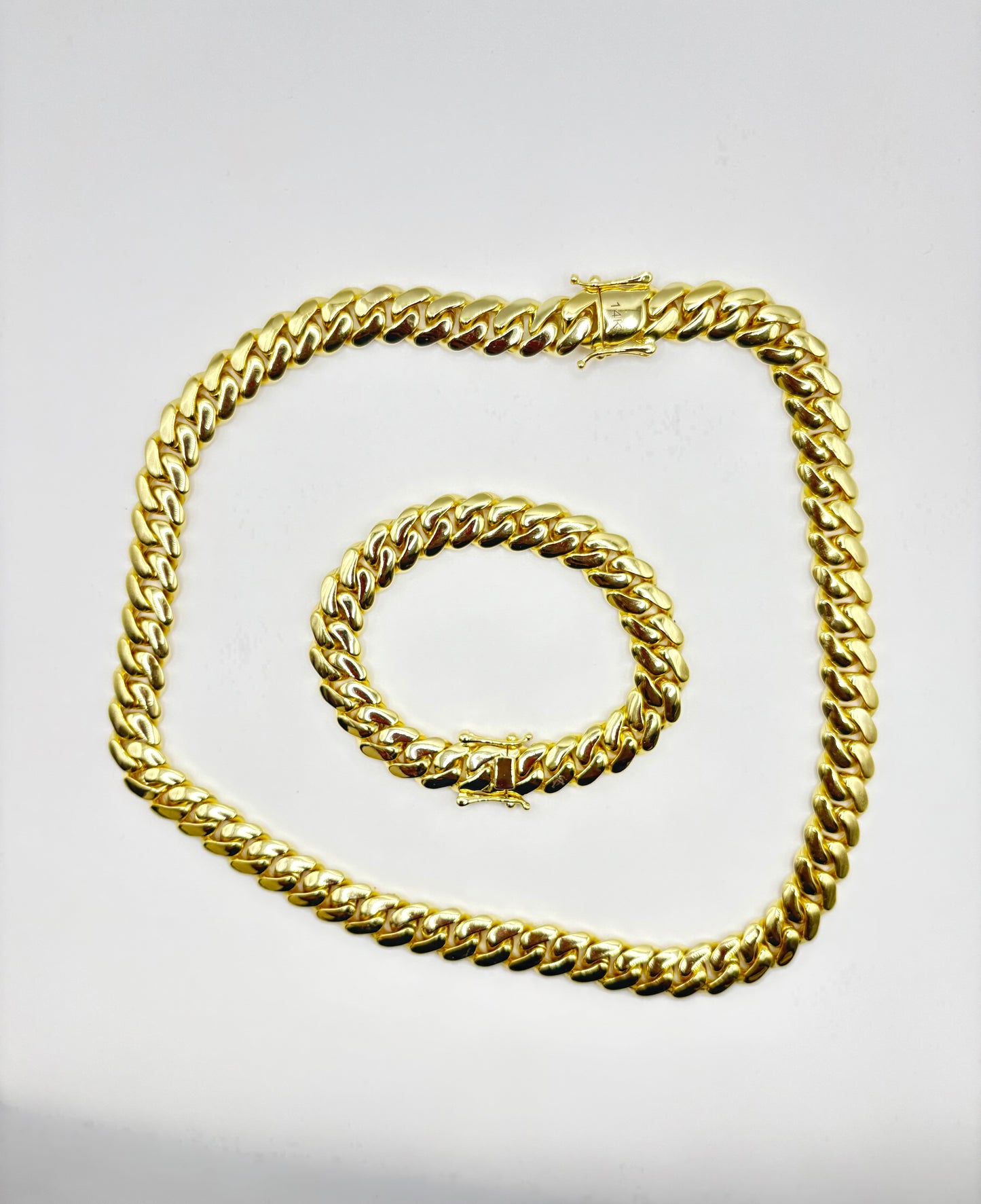Miami Cuban Link .925 Sterling Silver Gold Plated 14k-18k